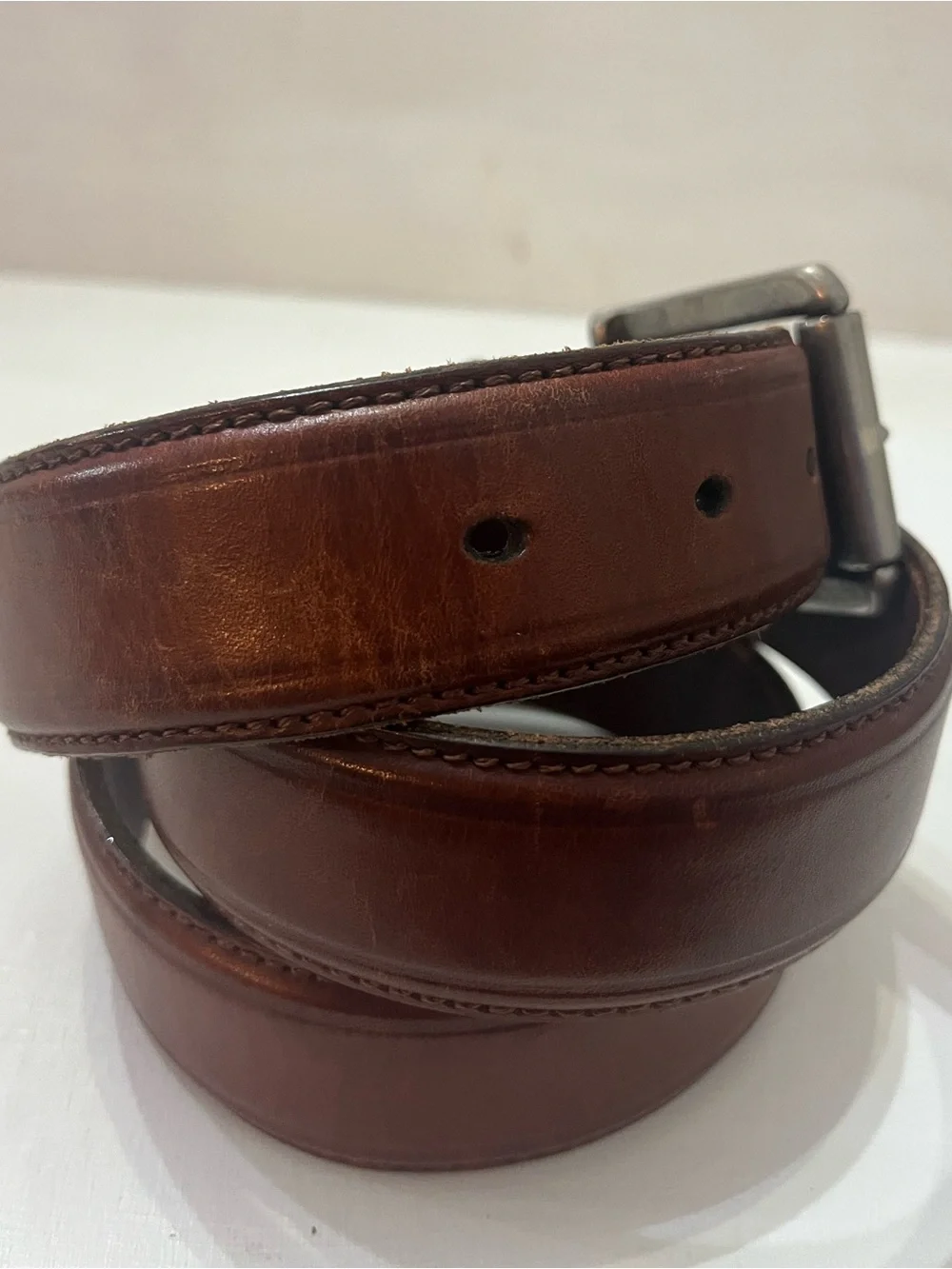 Coach Men's Leather Belt Size 38 Style 5927